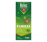 Relec Fuerte Sensitive Familiar Spray Antimosquitos, Repelente de Mosquitos 100 ml, Sin Olor ni Alcohol, Eficaz Contra El Mosquito Tigre, Protección contra Picaduras de Mosquitos en Zonas Templadas