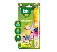 Relec Pulsera aromática con cintronela Minions con juguete extraible para actividades al aire libre, ofrece hasta 1 mes de duración