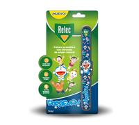 Relec Pulsera Citronela Infantil Doraemon (+3 años), Para Toda la Familia, Eficacia y Protección Contra las Picaduras en Zonas Templadas