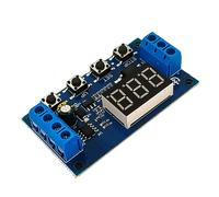 Relés digitales LED de retardo de tiempo, controlador de velocidad del motor, 3.3-15 V, control de control hacia adelante y hacia atrás, tablero de control hacia adelante y hacia atrás