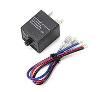 Relés intermitentes de motocicleta, luz intermitente de señal de giro LED para motocicleta, convertidor de lámpara intermitente de relé de flash ajustable universal