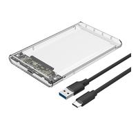 Reletech Carcasa de disco duro de 2.5 pulgadas USB 3.0 a SATA III HDD/SSD externa, compatible con la función UASP compatible con WD Seagate Toshiba Samsung Sabrent PS4 Xbox Router