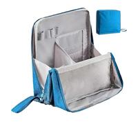 Relevanton Standing Makeup Bag, 2025 New Doresty Makeup Bag, Multi-Purpose Large Capacity Oxford Cloth Standing, Waterproof Makeup Organizer with Compartments,Large Capacity Stationery Organizer (C)
