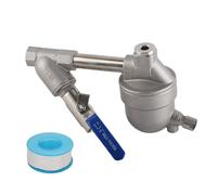 Reliable Air Compressor Automatic Drainer Non Consumption Pneumatic Drainage Valve in corrosions Stainless Steel for Efficient Gas Maintenance for Compressed Air (YA S6 with Filter)