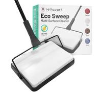 Reliapart Eco Sweep - Barredora de suelos multisuperficie, ligera, inalámbrica, para alfombras, azulejos, madera laminada, vinilo, sin energía, con sistema de cerdas giratorias para polvo y desechos