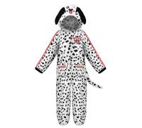 ReliBeauty Disfraz Dálmata Niño 3-12 años Disfraz de Perro para Niño Perrito Mono Halloween Carnaval, 140