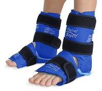 Relief Expert Paquete de hielo para tobillo para lesiones, paquete de hielo para tobillo, fascitis plantar, tendinitis de Aquiles, alivio del talón (2 paquetes)