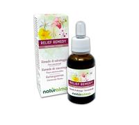 Relief remedy (Remedio de rescate) Flores emocionales o Flores de Bach Naturalma - Gotas 30 ml - Extracto líquido sin alcohol - Esencias florales - Vegano