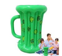 Relier de cerveza inflable - lata y soporte para botella | PVC inflable de cerveza inflable para fiestas, contenedores de bebidas portátiles flotantes de grandes decoraciones para piscina, playa y