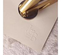 Relieve de boda personalizado para invitaciones, estampado de monograma, sello de grabado de boda, estampado de servilletas