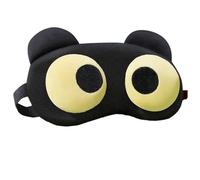 Relieve Fatigue, Block Light, Breathable Sleep, Cute Cartoon Fun, Big Eyes Eye Mask, Funny, Travel(Color 01)