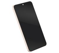 Relife Pantalla LCD completa de repuesto para Galaxy S25 con marco, Rosa champán