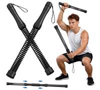 RELIFE REBUILD YOUR LIFE Cuerda de Batalla 2 en 1 sin Cable Ahorra Espacio Portátil para Casa Cuerda sin Cable Silenciosa para Tonificación Quema Grasa Entrenamiento Fuerza