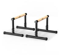 RELIFE REBUILD YOUR LIFE Dip Barras Paralelas Calistenia Gimnasio Casa Push Up Bars Stands Station Ajustable Entrenamineto Musculación Fitness Ejercicio Rehabilitacion Mini Dip Bar (Black-3)