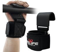 RELIFE REBUILD YOUR LIFE Muñeca Envolturas Ejercicio Elevación Grip Ganchos Pull-up Asistencia Correas Levantamiento de Pesas Lifting Deadlift