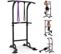 RELIFE REBUILD YOUR LIFE Torre Entrenamiento Energía Power Tower Estación Pull Up Multifuncional Barras Dominadas Torre de Gimnasia Casa Equipo de Fuerza Dip Station Musculación