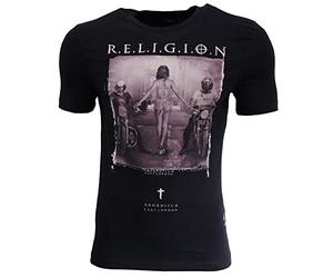 Religion Clothing Camiseta para hombre to The Victor, negro azabache, L