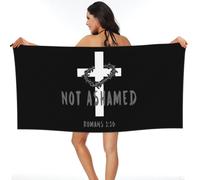 Religión Cristianismo Fe Jesús 1:16 Toalla De Playa, Ligera Manta Picnic Resistente Toallas De Viaje para Natación Mujer Hombre Piscina 80X130Cm