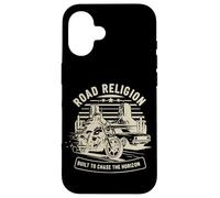 Religión de Carretera para los Amantes de los Coches musculosos clásicos y Las Motocicletas Carcasa para iPhone 16