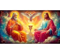 Religión de Jesús 1000 Piezas Juego de Puzzle Papel Reciclado Desafío de Juego Educativo Idea Adultos y niños de 12 años y más 38x26cm/1000pcs