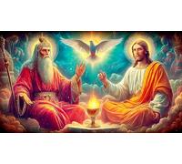 Religión de Jesús 1000 Piezas Juego de Puzzle Papel Reciclado Desafío de Juego Educativo Idea Adultos y niños de 12 años y más 38x26cm/1000pcs