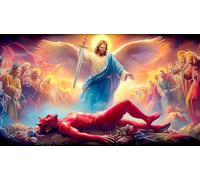 Religión de Jesús 1000 Piezas Juego de Puzzle Papel Reciclado Desafío de Juego Educativo Idea Adultos y niños de 12 años y más 70x50cm/1000pcs