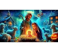 Religión de Jesús 1000 Piezas Puzzle para Adultos Juego Educativo relajación Juego Familiar Divertido & desafiante para Adultos y niños de 12 años y más 38x52cm/1000pcs