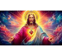 Religión de Jesús 1000 Piezas Puzzle para Adultos y niños de 12 años y más Papel Reciclado Juego Familiar Divertido & desafiante 38x26cm/1000pcs