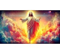 Religión de Jesús 1000 Piezas Puzzle para Adultos y niños de 12 años y más Papel Reciclado Juego Familiar Divertido & desafiante 38x52cm/1000pcs