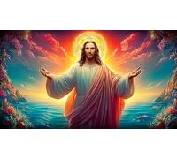 Religión de Jesús Puzzle 1000 Piezas Papel Reciclado Juegos educativos Juego desafiante para Adultos y niños de 12 años y más 70x50cm/1000pcs