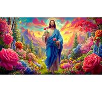 Religión de Jesús Puzzle 1000 Piezas Papel Reciclado Juegos educativos Juego desafiante para Adultos y niños de 12 años y más 70x50cm/1000pcs