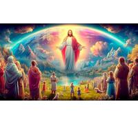 Religión de Jesús Puzzle para Adultos 1000 Piezas Juego de Puzzle Regalo Divertido & Actividad en casa para Adultos y niños de 12 años y más 38x52cm/1000pcs