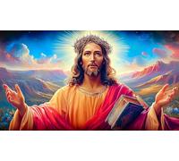 Religión de Jesús Puzzle para Adultos 1000 Piezas Juego Educativo relajación Juego desafiante para Adultos y niños de 12 años y más 70x50cm/1000pcs