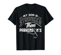 Religión Mi Dios es más Fuerte Que la Conciencia del Parkinson Camiseta