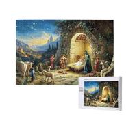 Religión Puzzle 120 Piezas,Grande Rompecabezas Adultos de Madera,DIY Jesús Puzzles Juegos Divertidos/Relajantes/Desafiantes para Adultos y Principiantes,como Regalo para Amigos y Seres Queridos M-334
