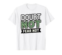 Religiones Cristianas Vestir Duda No Miedo No Fe Camiseta