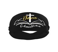 Religiosa cristiana fe Jesús-Romanos 1:16 diadema deportiva elegante Yoga ejercicio diademas transpirables