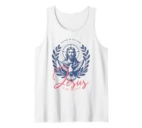 Religioso Cristiano Dios Fe Jesús Es Mi Ancla Camiseta sin Mangas