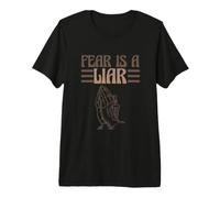 Religioso Diciendo Cristianismo Fe El Miedo católico es un mentiroso Camiseta Premium