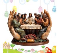 Religious Wall Stickers, Christian Faith Adhesive Decals For Home, Inspirational Easter Decorations For Bedroom, Study, Living Room, Classroom, And Reflection Spaces, 7.87x11.81 Inches