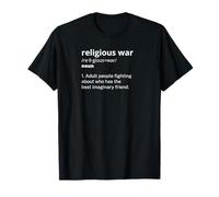 religious war noun Adult people fighting about who has the Camiseta