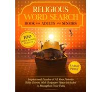 Religious Word Search Book for Adults and Seniors: Inspirational Puzzles from All of Your Favorite Bible Stories With Scripture Verses Included to ... One Activity at a Time At VibrantMind Books)