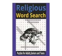 Religious Word Search Puzzle Book: Word Searches with Easy to Read Print About Religious,Faith Belief,Bible and more [ 6x9 inches, 110 pages] 50+ Puzzles... Gift for Vacations,Holidays and Free Times.