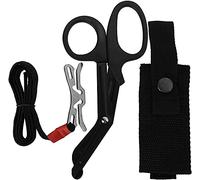 Relikee Botiquín de Primeros Auxilios para torniquetes, Bolsa de Tijera médica, con Tijeras de Vendaje + torniquete + Bolsa de Tijeras Kit de Trauma táctico al Aire Libre