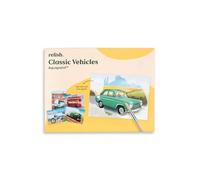 Relish Aquapaint Veicoli Classici - Confezione da 5 Disegni, Attività Artistica con Pittura ad Acqua Riutilizzabile per Alzheimer/Demenza