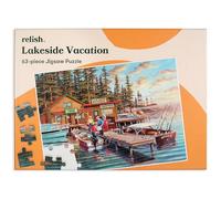 Relish ‘Lakeside Vacation’ Puzle de 63 Piezas diseñado para Personas ancianas con Demencia/Alzheimer’s