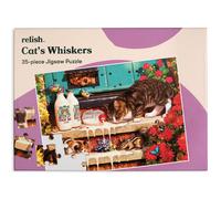 Relish Large Piece Puzzles for Seniors 35 Piece Cat's Whiskers Jigsaw Puzzle Dementia Products for Elderly