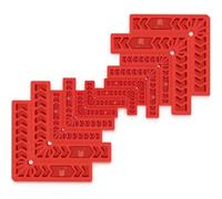 Relitec R Abrazadera de esquina de ángulo recto, cuadrados de posicionamiento de 90 grados, herramientas de carpintería para gabinetes de madera, juego de 12 (3 pulgadas, 4 pulgadas 6 pulgadas)