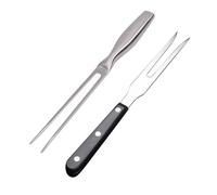 RELKLYU 2 Piezas De Horquilla De Barbacoa De Acero Inoxidable, Herramientas De Picnic Al Aire Libre, Accesorios para Cocina, Horquillas De Alimentos, Herramientas De Cocina.