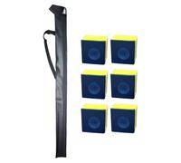 RELKLYU Bolsa De Almacenamiento De 1 Pieza del Club De Billar Y 6 Piezas En Polvo De Billiard Club, Accesorios De Billar, Bolsa De Almacenamiento Portátil.